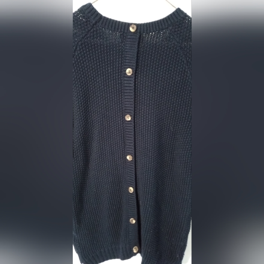 Cynthia Rowley Black Crew Neck Sweater - Picture 5 of 5